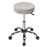 Fleece Nylon wheel 150kg Grey Technician's stool Nine compartments with leather buckle Five star feet