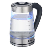 ZOKOP HD-250 220V 2000W 2L Blue Glass Electric Kettle