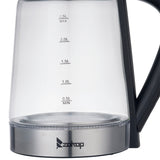 ZOKOP HD-250 220V 2000W 2L Blue Glass Electric Kettle