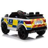 Ride On Dual Motor 12V 7A.h Police Car with 2.4G Remote Control White