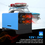 5KW 12V&24V Air Diesel Heater 4 Holes Remote LCD Monitor for Car Truck Bus Boat
