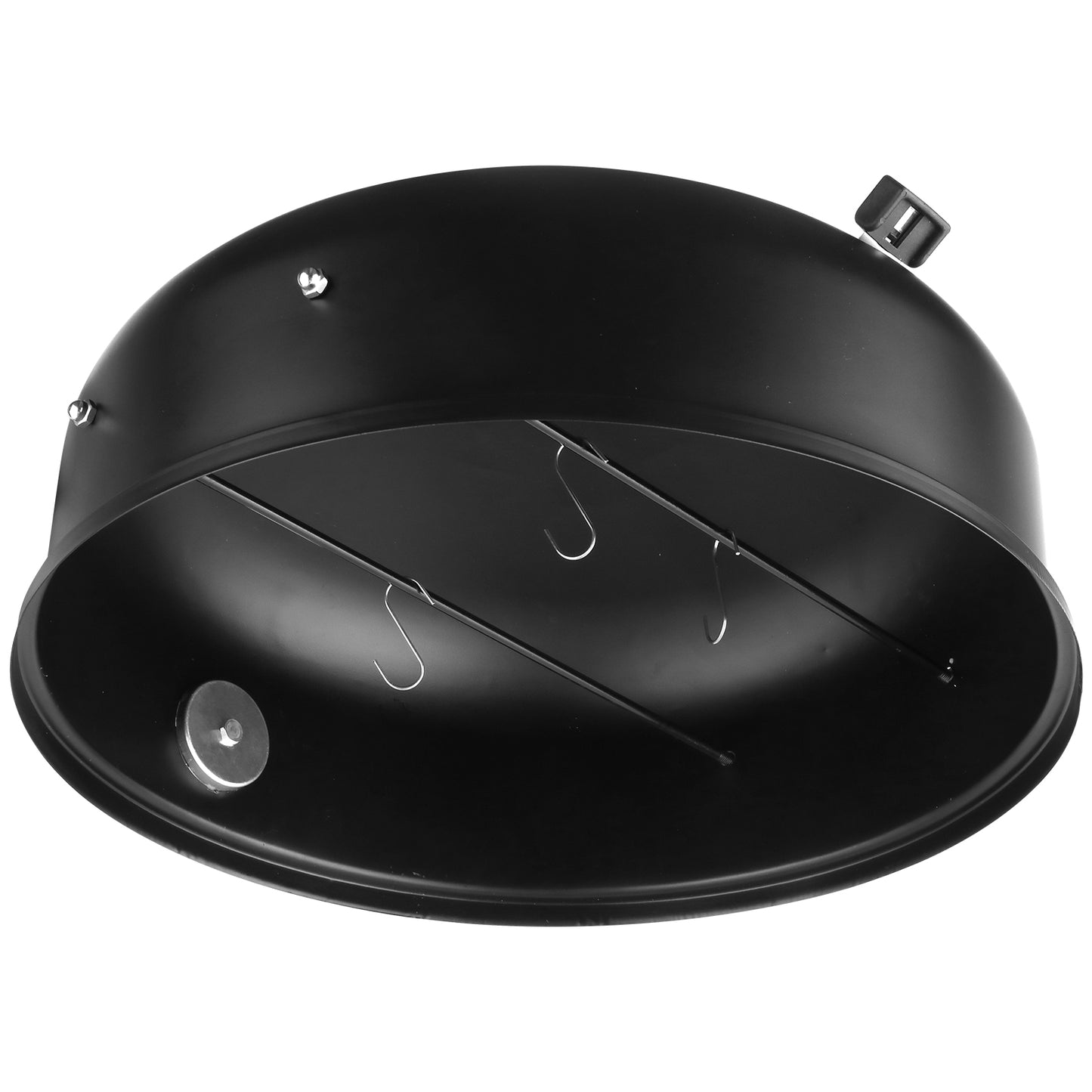 80*41*48cm Iron Spray Smoker Carbon Grill - Black