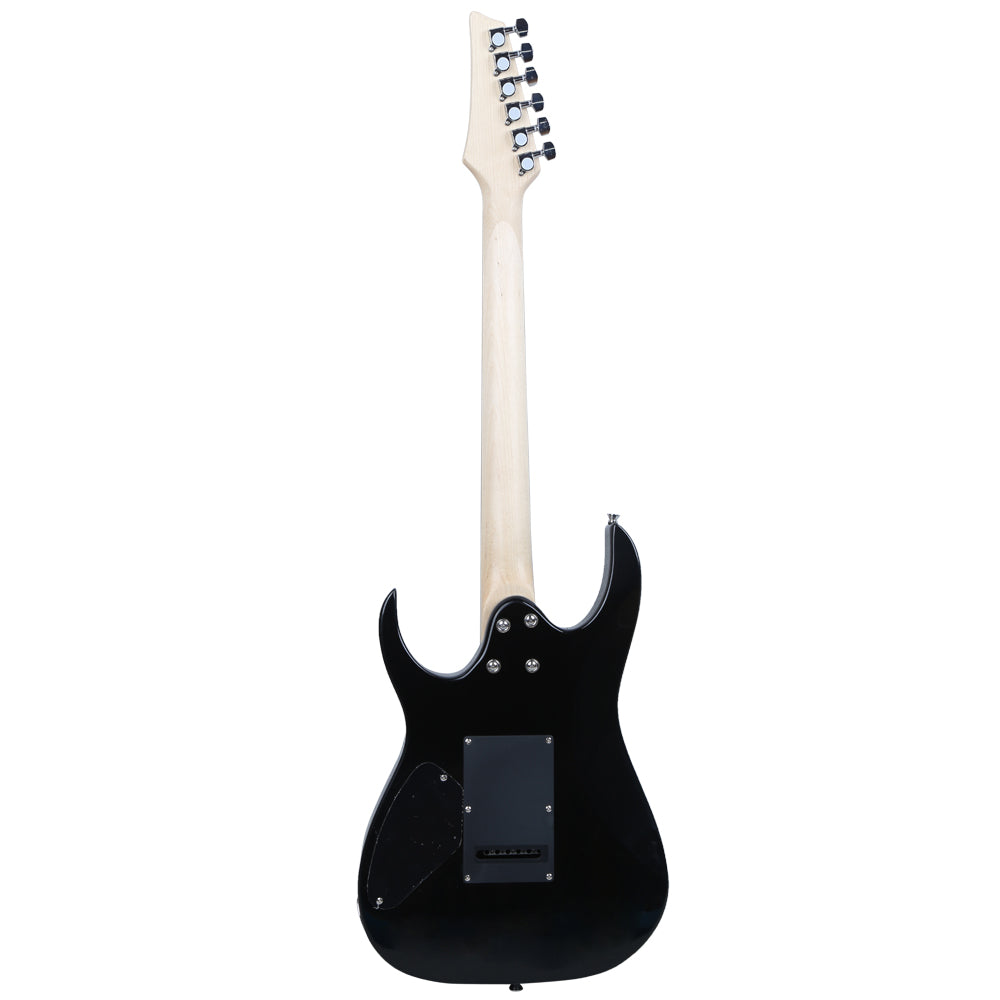 Glarry 170 Electric Guitar Novice Guitar Bag Strap Paddle Rocker Cable Wrench Tool Sunset