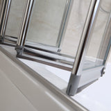 4 Folding Shower Screen for Bath Screen Glass Door Panel
