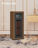 Space Heater Electric Radiator Energy-saving Portable Interior Heating with Child Lock for Indoor & Large LED Display & Temperature Control System & Timer & Overheating and dumping protection