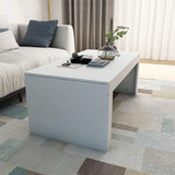 High Gloss Rectangle Coffee Table for Living Room Modern Side End Table Centre Table Multifunctional Design 120x60x50cm