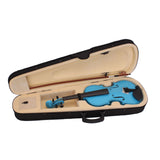 4/4 Acoustic Violin Case Bow Rosin Sky Blue