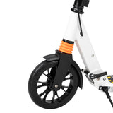 Scooter For Adult and Teens,3 Height Adjustable Easy Folding Double Shock Absorber White - LiamsBargains.co.uk