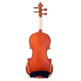 Glarry GV101 4/4 Acoustic Matt Violin Case Bow Rosin Strings Shoulder Rest Tuner Natural