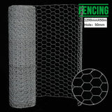 Chicken Galvanized Woven Wire Mesh 1.2*50m Rabbit Silver Garden Barrier Fence