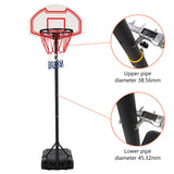 Portable and Removable Youth Basketball Stand Indoor and Outdoor Basketball Stand / Hoop - LiamsBargains.co.uk