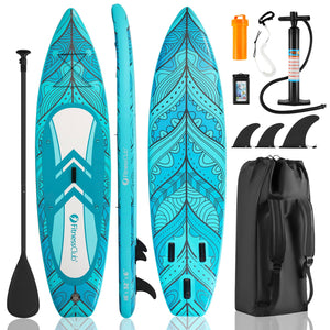 Inflatable Surfboard backpack pump paddle