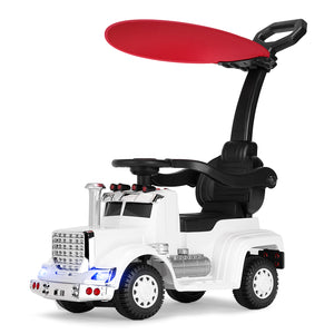 3 in 1 Ride On Truck with Lights and Sounds - Suitable for 1 to 4 years