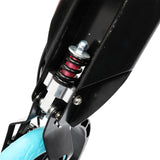 Scooter For Adult and Teens,3 Height Adjustable Easy Folding Double Shock Absorber Light Blue - LiamsBargains.co.uk