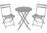 Folding Bistro Dining Table and Chairs Set 2, Folding Dining Table and Chairs