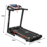 Motorized Electric Treadmill Folding Automatic Incline - LiamsBargains.co.uk
