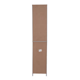 FCH Single Draw 2 Hundred Page Doors MDF Spray Paint Bathroom Cabinet - Grey
