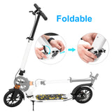 Scooter For Adult and Teens,3 Height Adjustable Easy Folding Double Shock Absorber White - LiamsBargains.co.uk