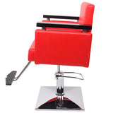 Hair Beauty Equipment Hydraulic Barber Chair Modern Red Styling Salon Haircut