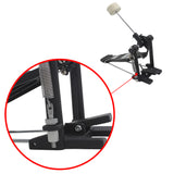 Professional Drum Pedal Hammerhead for Adult Drum Set Black