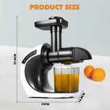 Masticating Juicer Extractor Slow Juicer Cold Press - White