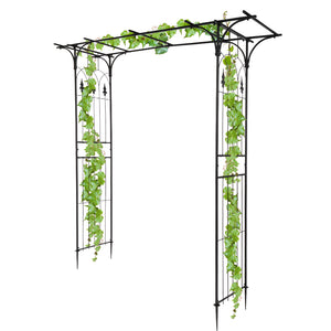 Flat Roof Wrought Iron Arches Plant Climbing Frame