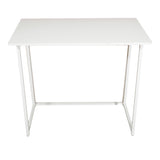 Simple Collapsible Computer Desk White