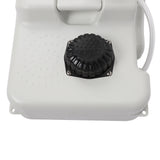 Portable Removable Outdoor Wash Basin Sink Camping Garage Shed - White