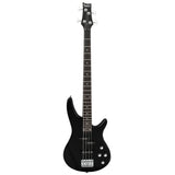 Glarry GIB Electric Bass Guitar Full Size 4 String Black