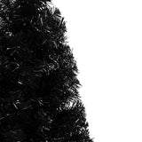 6ft 1600 Branches PVC Christmas Tree Black