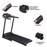 1.0HP Single Function Electric Treadmill With Hydraulic Rod - LiamsBargains.co.uk