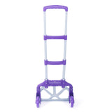 Portable Folding Collapsible Aluminium Cart Dolly Push Truck Trolley - Purple