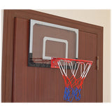 Wall Mount Clear Basketball Backboard with Basketball & Pump Maximum Applicable Ball Diameter 5" - LiamsBargains.co.uk