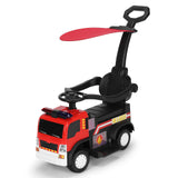 3 in 1 Ride On Fire Engine with Lights and Sounds - Suitable for 1 to 4 years