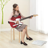 Glarry GTL Semi-Hollow Electric Guitar F Hole HS Pickups Rosewood Pickguard Wine Red
