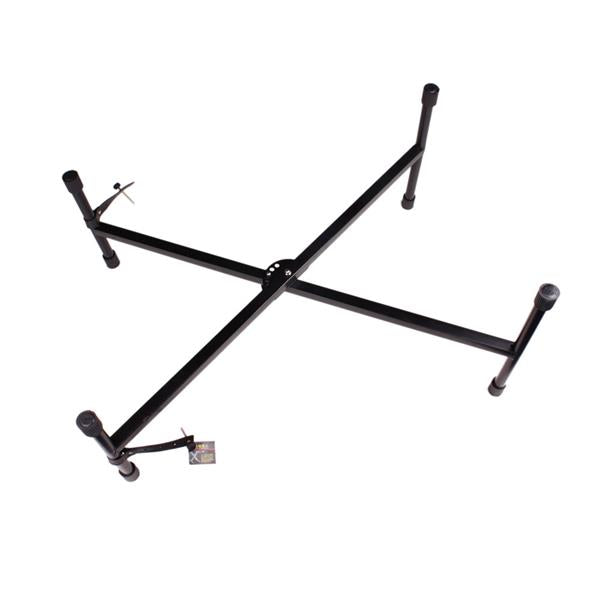 Glarry Single-tube X-type Foldable Keyboard Stand - Black