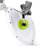 FitnessClub Exercise Bike with Resistance Bands and LCD Monitor