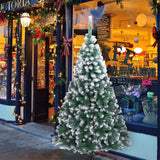 7FT Spray White PVC Christmas Tree 870 Branches