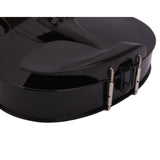 4/4 Acoustic Violin Case Bow Rosin Complete Kit- Black