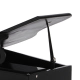 Wooden Toys 30-key Children's Wooden Piano with Music Stand, Mechanical Sound - Black - LiamsBargains.co.uk