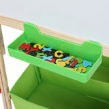 Top Shaft With Non-Woven Storage For Children's Adjustable Easel