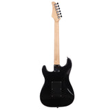 Glarry GST Stylish Electric Guitar Kit with Black Pickguard Dark Blue