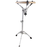 Chrome Plated Dumb Snare Drum Stand Tripod Silver