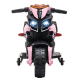 Kids Electric Motorcycle Ride-On Toy 6V Battery Powered with Music - Pink