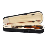 1/2 Acoustic Violin Case Bow Rosin Natural