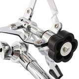 Chrome Plated Dumb Snare Drum Stand Tripod Silver