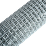 Galvanized Welded Wire Mesh Chicken Rabbit Silver Fence Roll Size: 24"x6m; Mesh size: 1"x1"