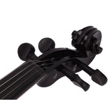 4/4 Acoustic Violin Case Bow Rosin Complete Kit- Black