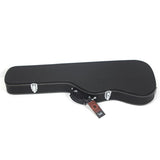 Glarry ST High Grade Electric Guitar Hard Case Microgroove Flat Surface Straight Flange - Black