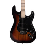 Glarry GST Stylish Electric Guitar with Black Pickguard Sunset Colour- Full Kit